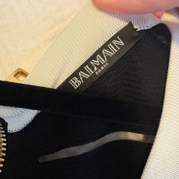 BALMAIN Sheer Bandage Dress| size 38 - Picture 4 of 13